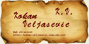 Kokan Veljašević vizit kartica